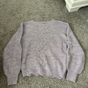 Boutique cable knit sweater